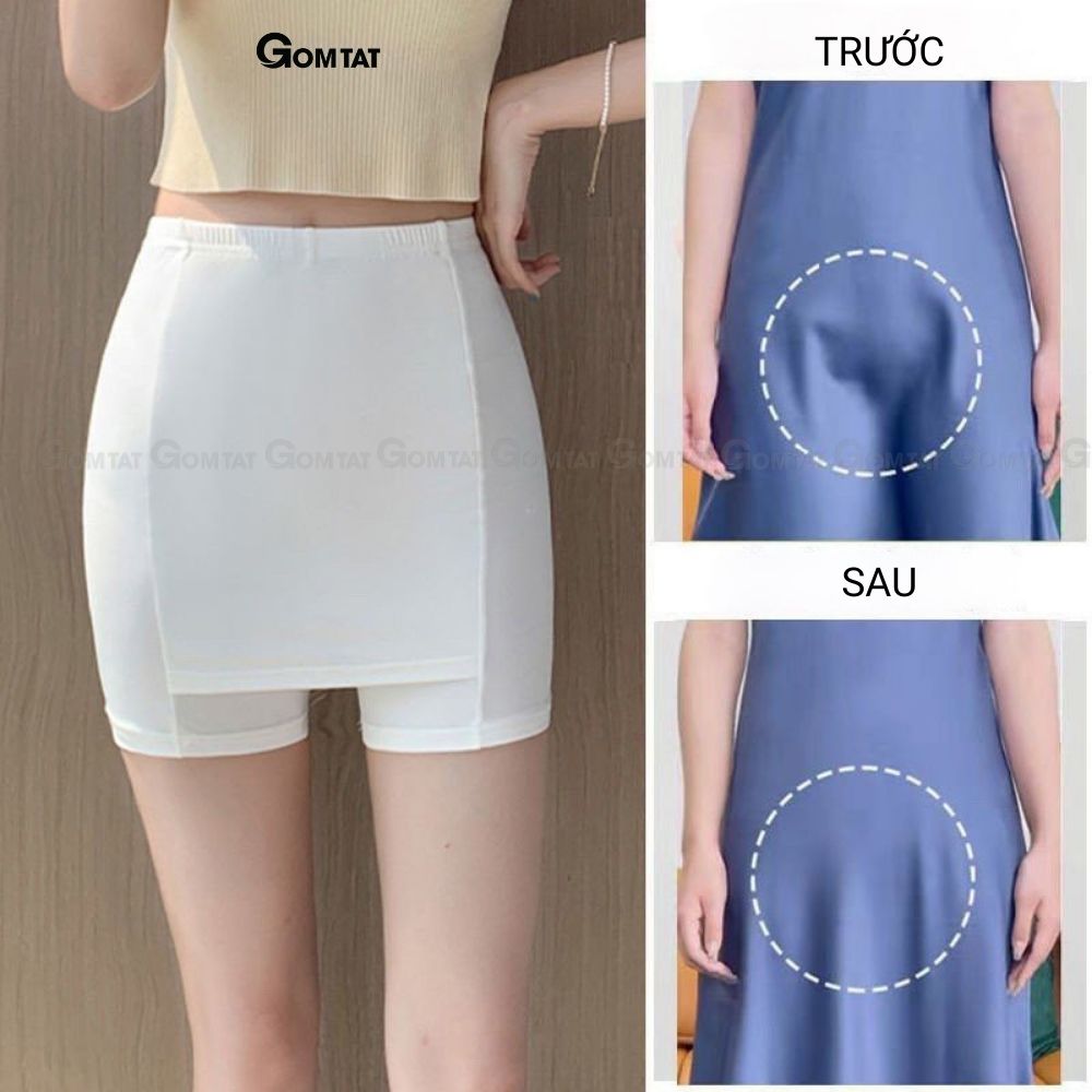 Quần bảo hộ nữ mặc váy chất liệu cotton cao cấp, quần mặc váy chống lộ co giãn ôm sát cơ thể - QUANBAOHO-V01