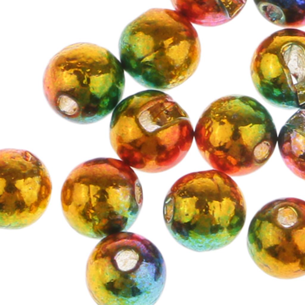100pcs 2.8mm Slotted Beads Tungsten Fly Tying Beads -for Trout Salmon Flies