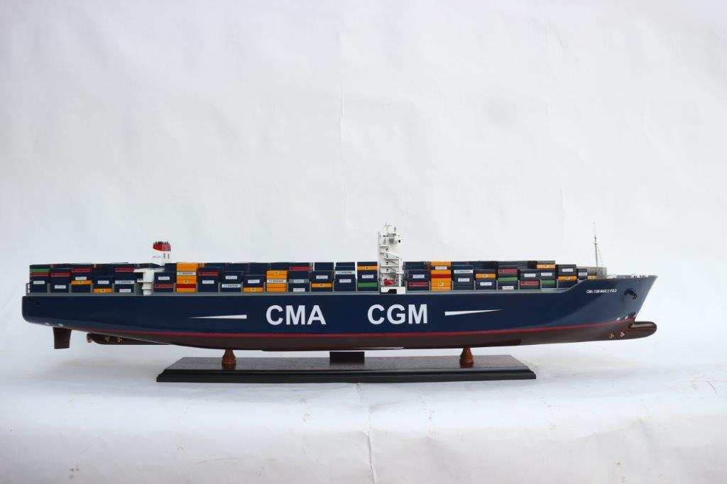 Mô hình tàu container CMA CGM MARCO POLO - 100cm