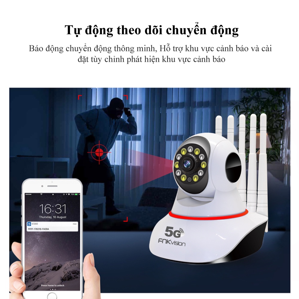 Camera Yoosee 3 râu 3.0MPX 11 led xoay 360 độ, hỗ trợ hiển thị Full HD, đàm thoại hai chiều, kèm thẻ nhớ 32Gb, hàng nhập khẩu