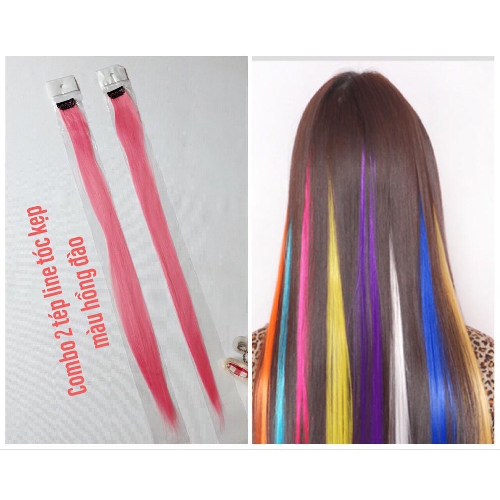 Line tóc kẹp nhiều màu sắc từ dài từ 55-60cm