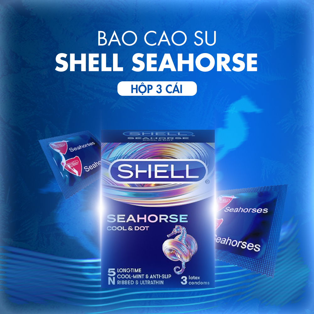 Bao cao su Shell Seahorse - Kéo dài thời gian