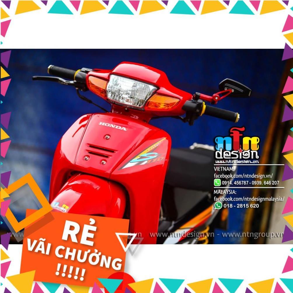 Tem Rời Wave Nhỏ Mẫu 110 Đỏ Đen