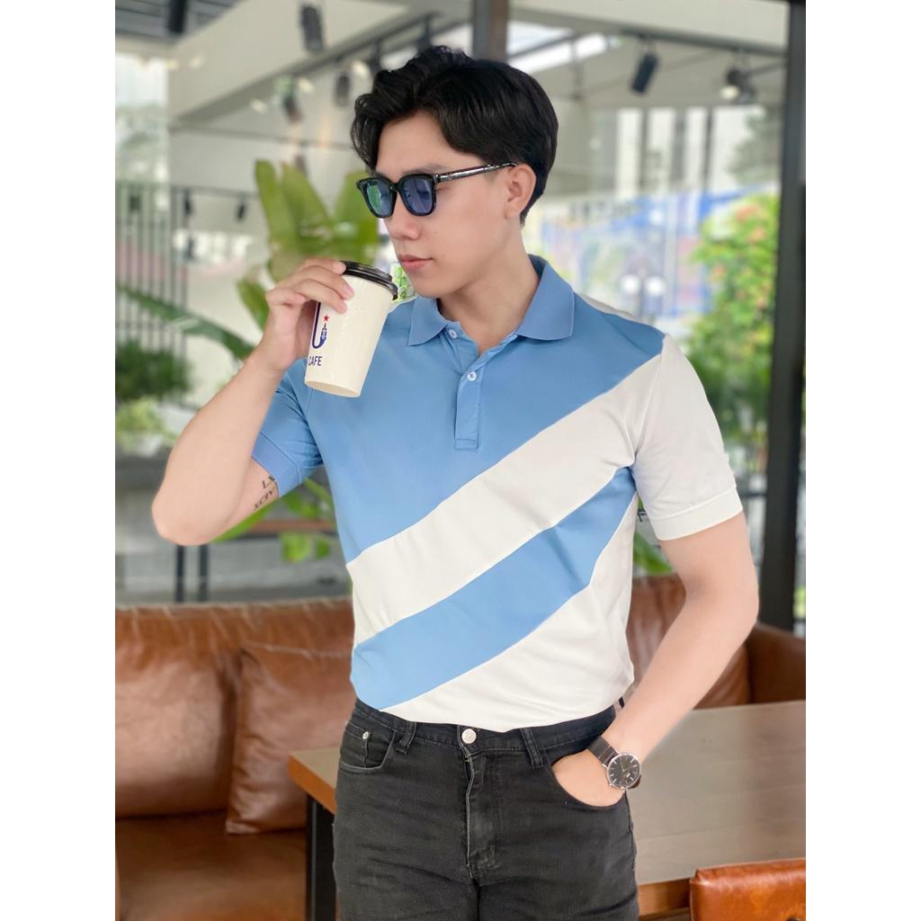 ÁO THUN CỔ BẺ TAY NGẮN , THUN POLO XỊN THỜI TRANG HÀN QUỐC FORM ÁO CHUẨN ÔM NGƯỜI