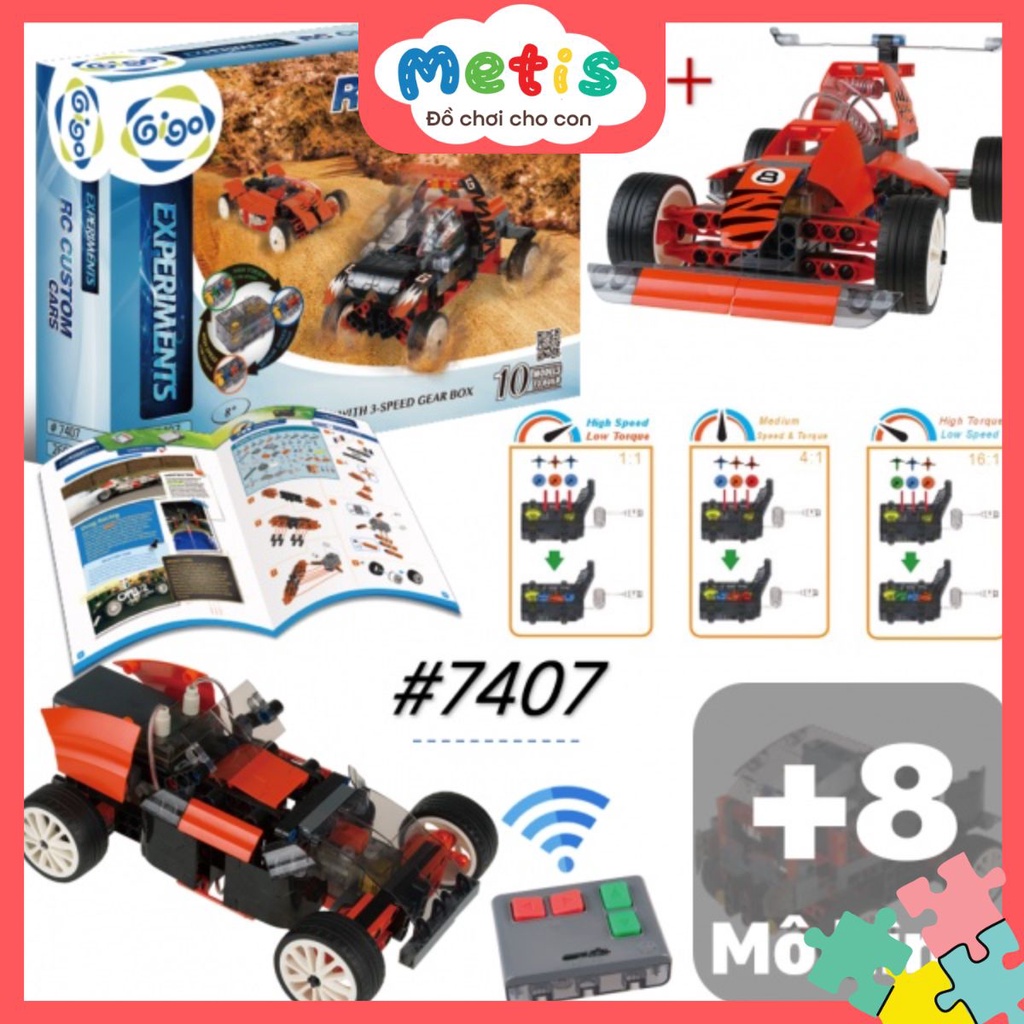 Ghép hình siêu xe điều khiển từ xa 10 mô hình RC
