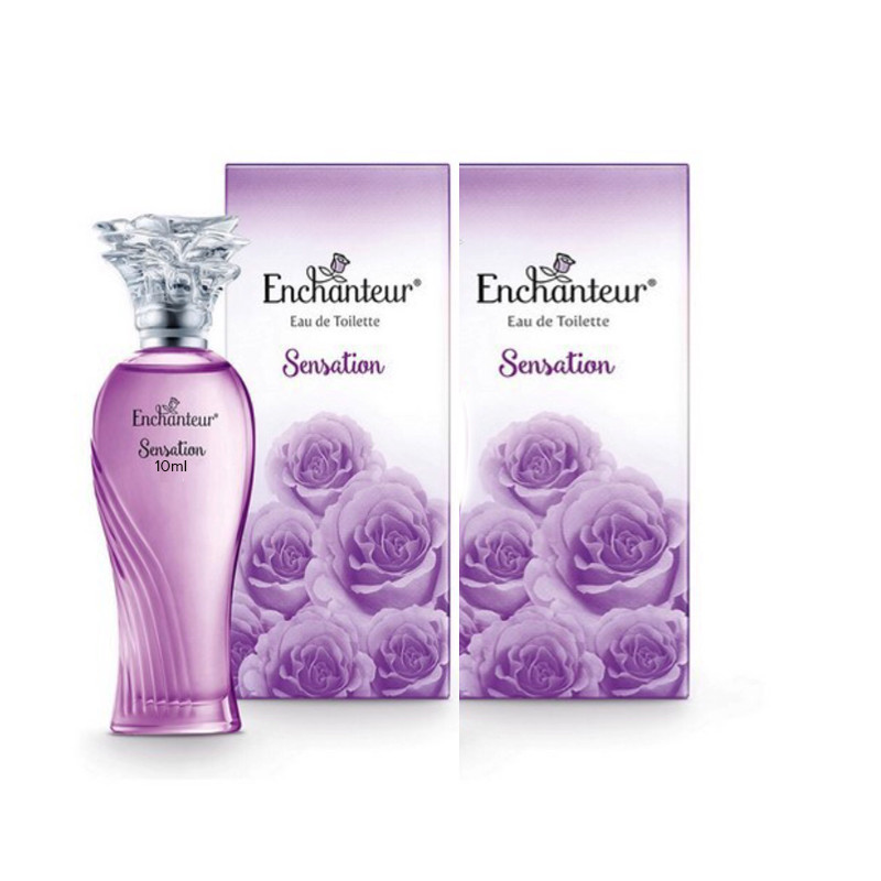 Combo 2 chai nước hoa Enchanteur Sensation mini (10ml x 2)