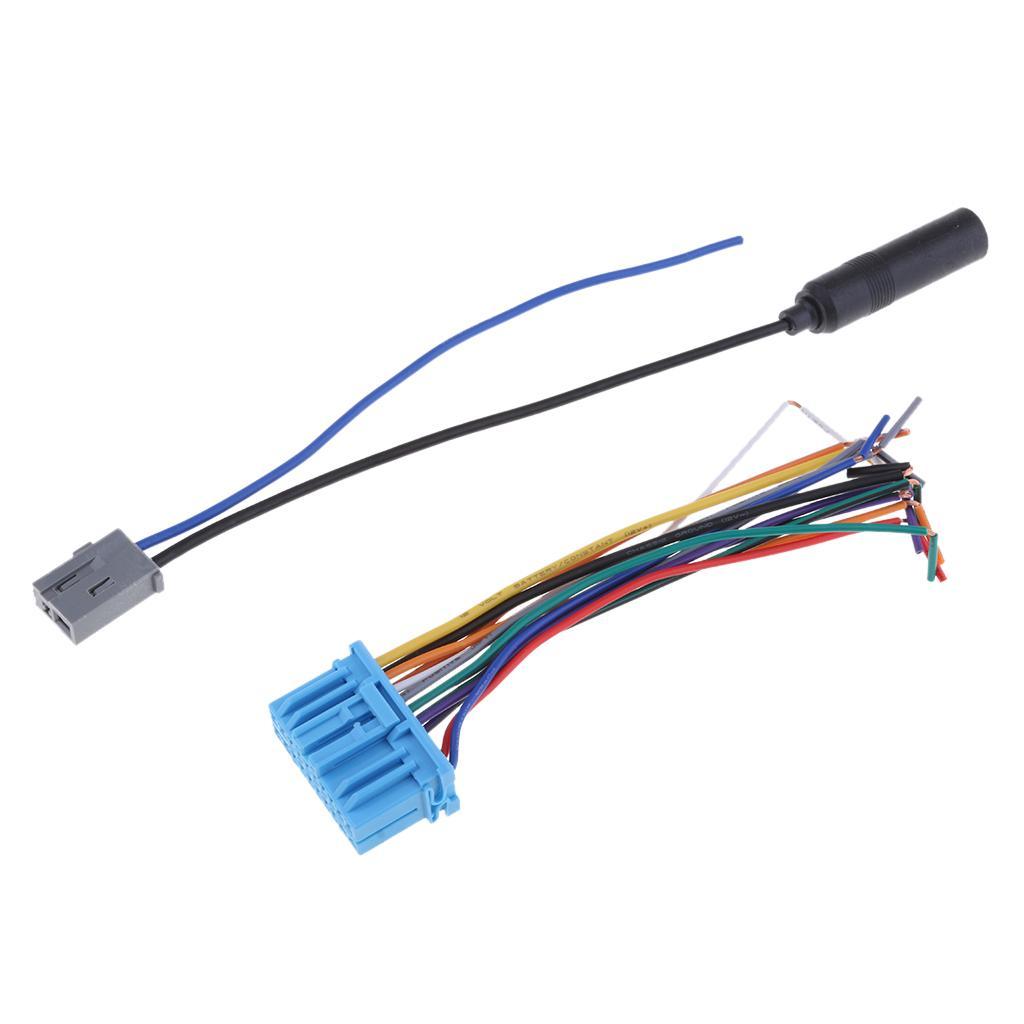 2X 1 Piece Wiring Harness 22.5 Cm / 8.85 Inch Vehicle Factory Wiring Harness