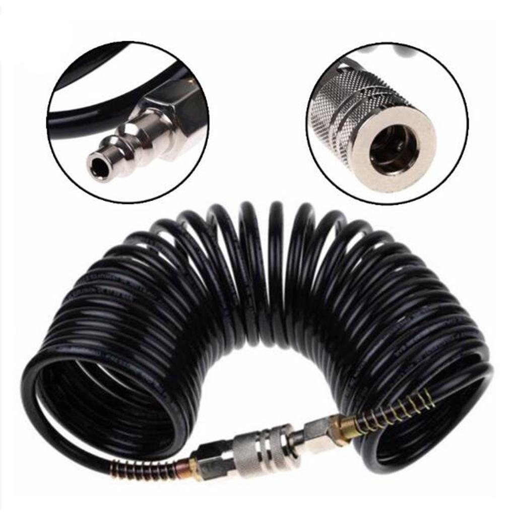 Professional Grade Polyethylene Air Hose with 1/4 inch Industrial Fitting