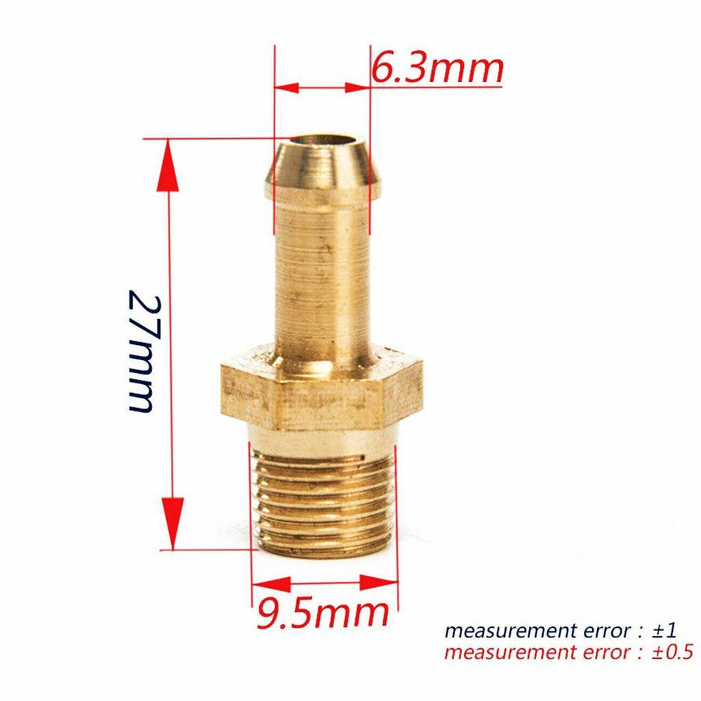 Charger Compressor Brass Hose Fitting for 1/8"