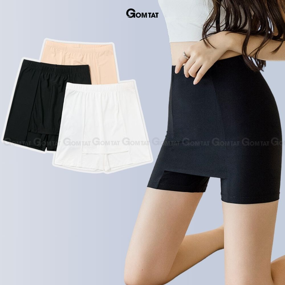 Quần bảo hộ nữ mặc váy chất liệu cotton cao cấp, quần mặc váy chống lộ co giãn ôm sát cơ thể - QUANBAOHO-V01
