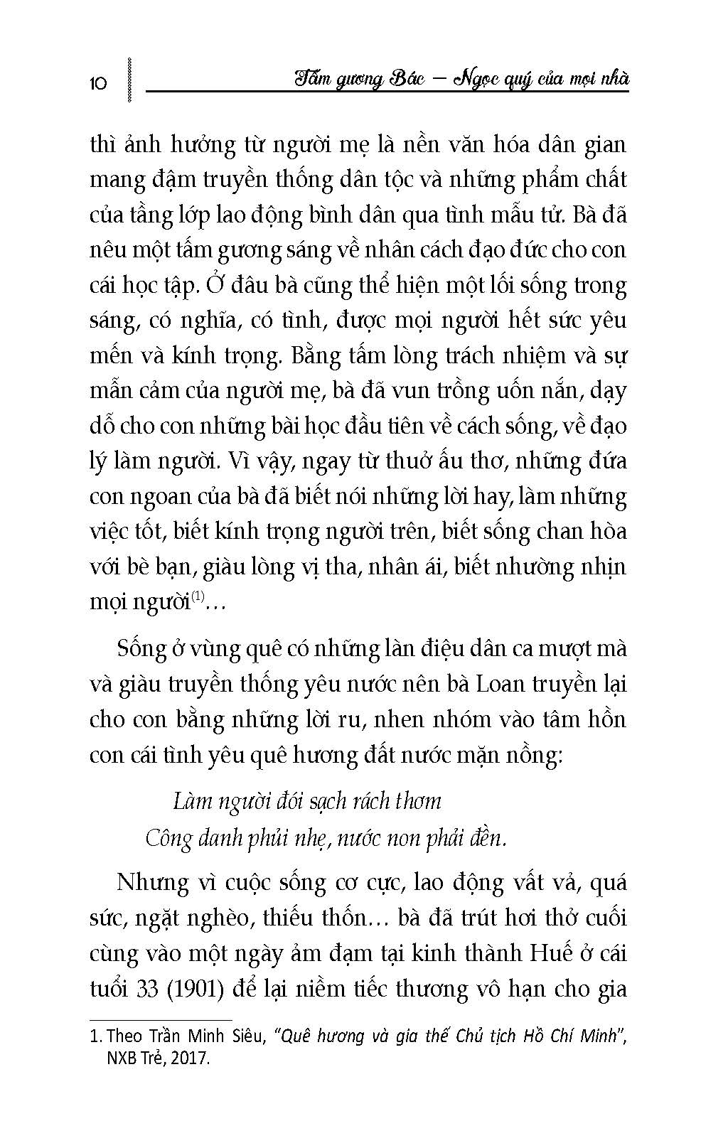 Tấm Gương Bác - Ngọc Quý Của Mọi Nhà - Quê Hương Nghĩa Nặng Tình Sâu