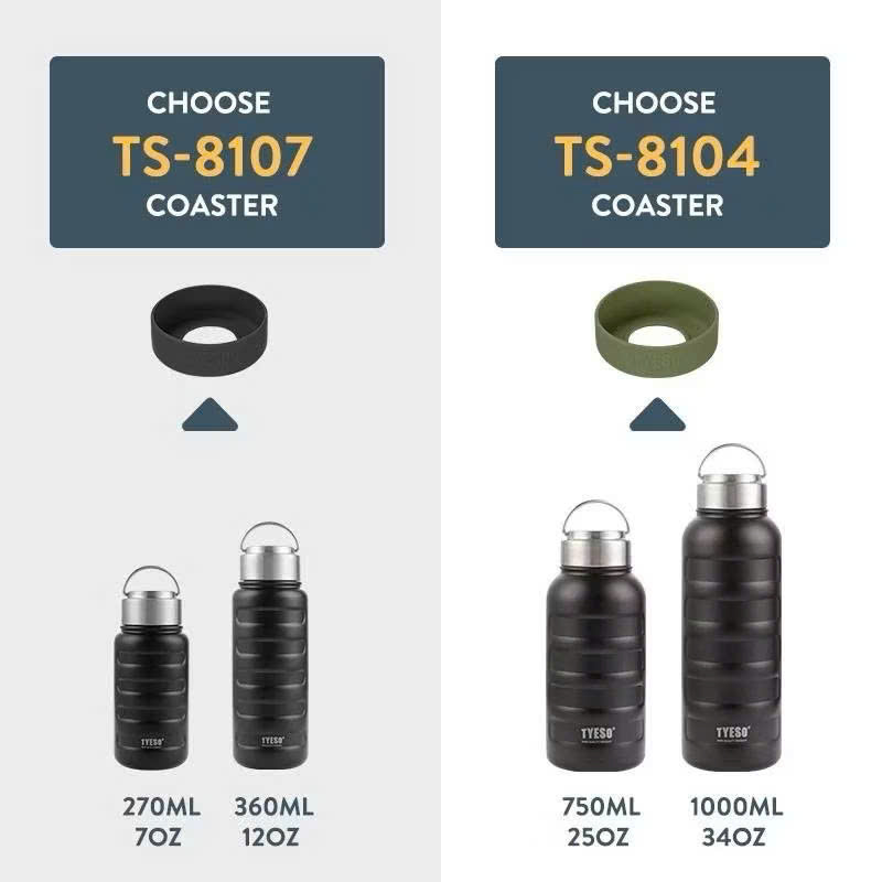 Bình giữ nhiệt TYESO cao cấp, dung tích 750ml và 1000ml - Hàng chính hãng