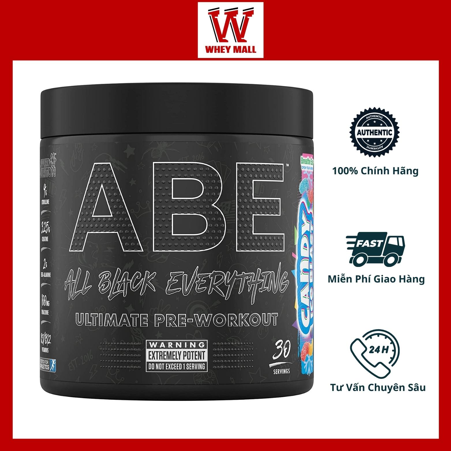 Abe Pre Workout Applied Nutrition Tăng sức mạnh 30 lần dùng