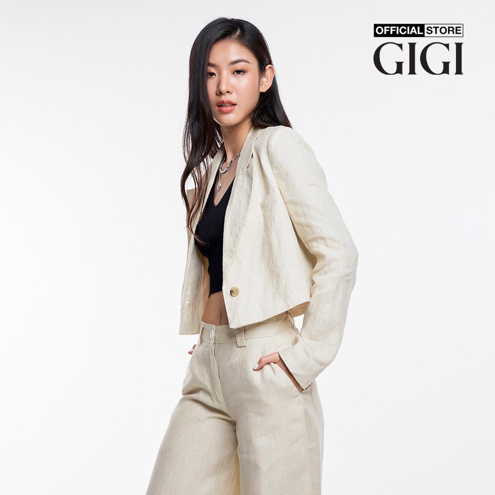 GIGI - Quần nữ ống rộng lưng cao thời trang G3202P231312