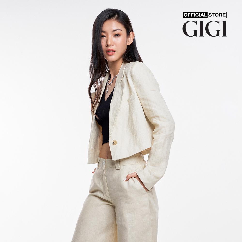 GIGI - Quần nữ ống rộng lưng cao thời trang G3202P231312-06