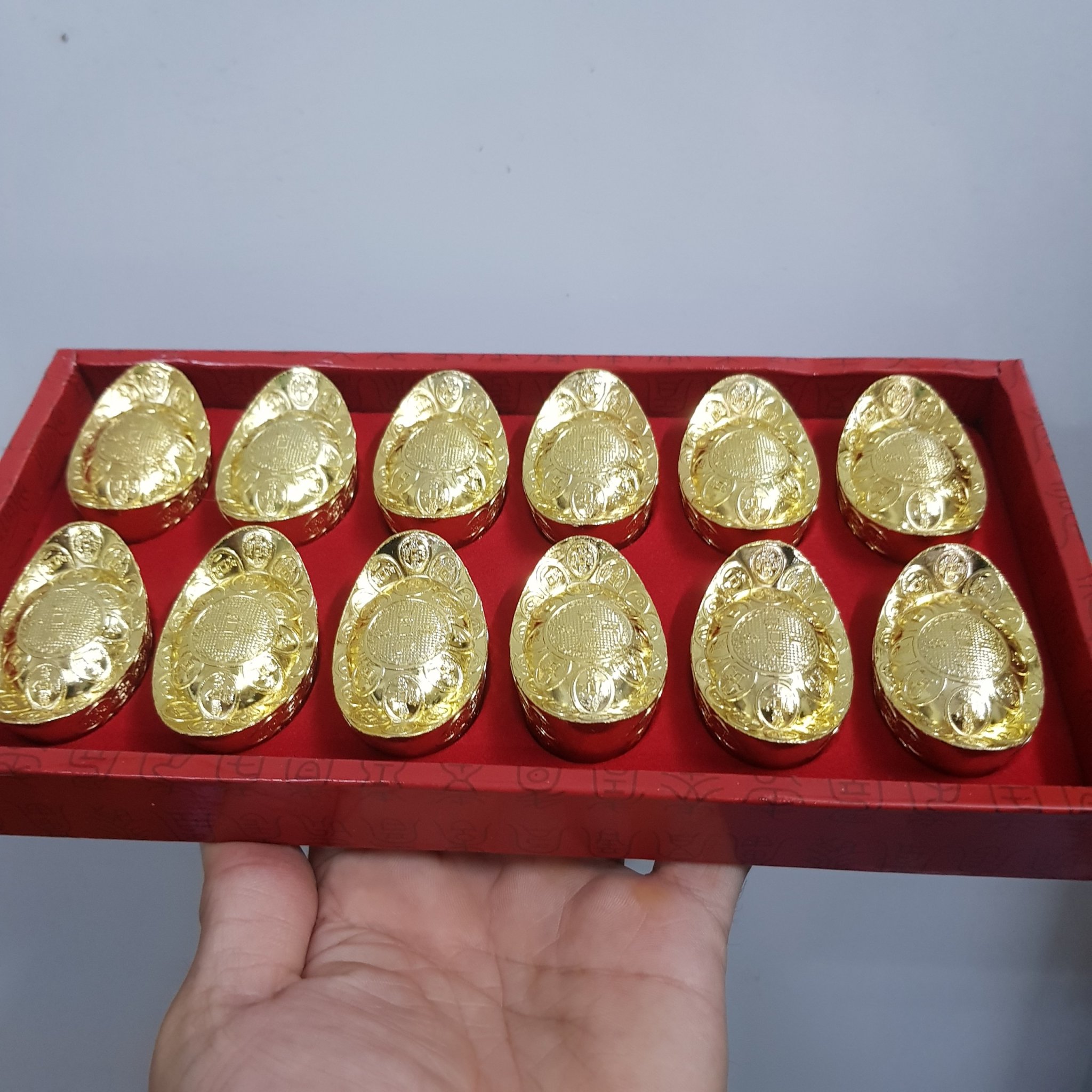 Thỏi vàng bằng đồng vàng kt 5x3cm