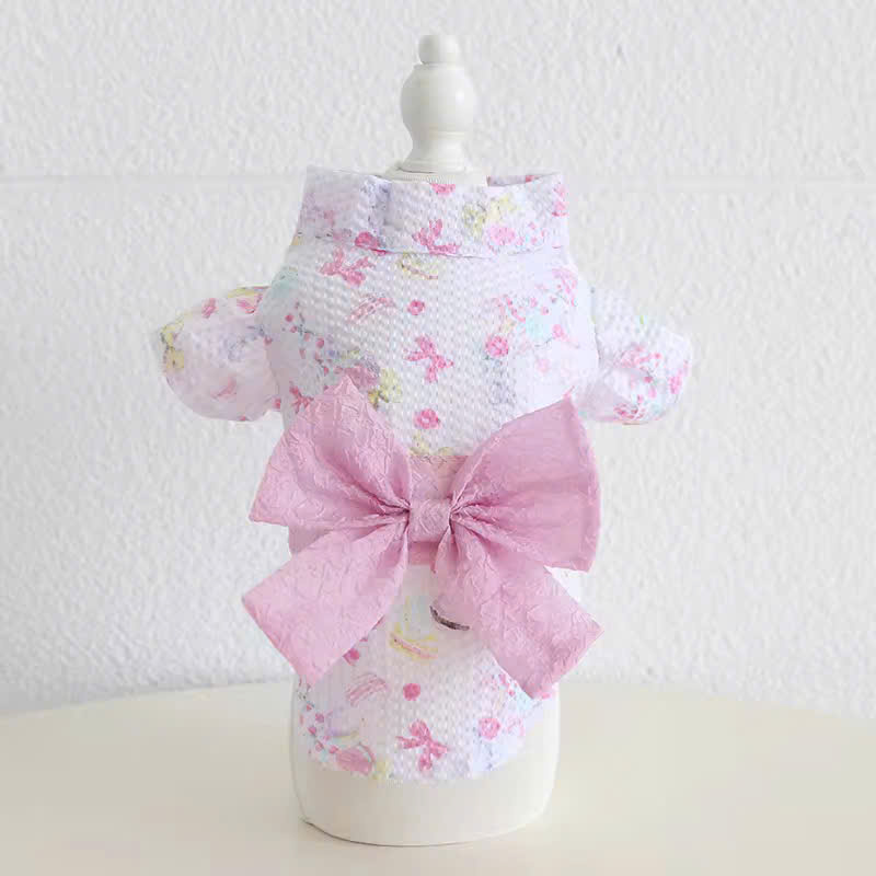 VÁY HỒNG KIỂU NHẬT BẢN SANG TRỌNG TỪ TỪ 0.5-8KG DÀNH CHO CHÓ MÈO