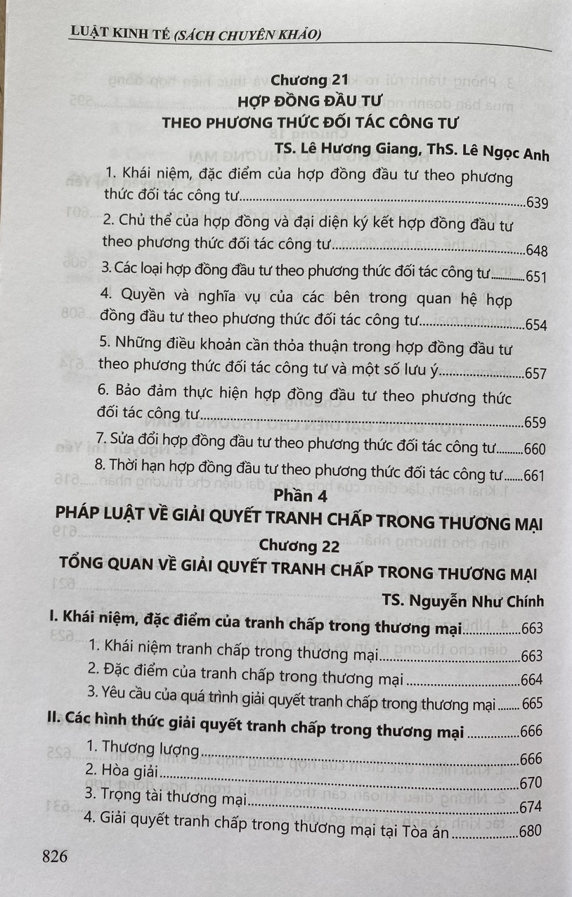 Luật Kinh Tế ( Sách Chuyên Khảo) 