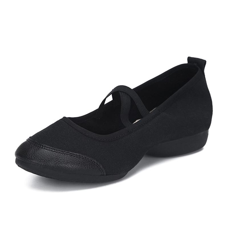 Giày khiêu vũ mềm mại Phụ nữ giày ba lê thoáng khí Color: Style B Shoe Size: 39