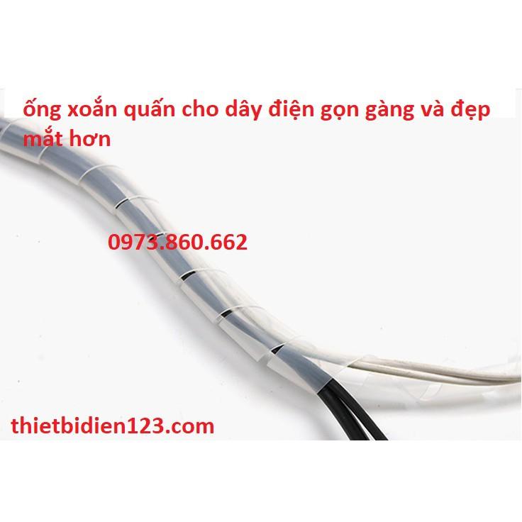 Ống xoắn quấn dây điện loại tốt - ống ruột mèo quấn dây