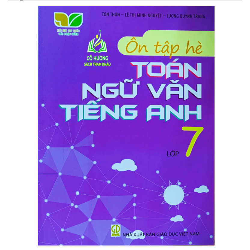 Sách - Ôn tập hè Toán - Ngữ Văn - Tiếng Anh lớp 7 ( Kết Nối )