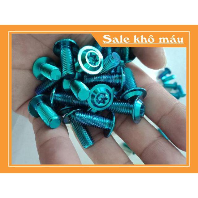 Ốc titanium 8li25 gắn đĩa xe máy các loại