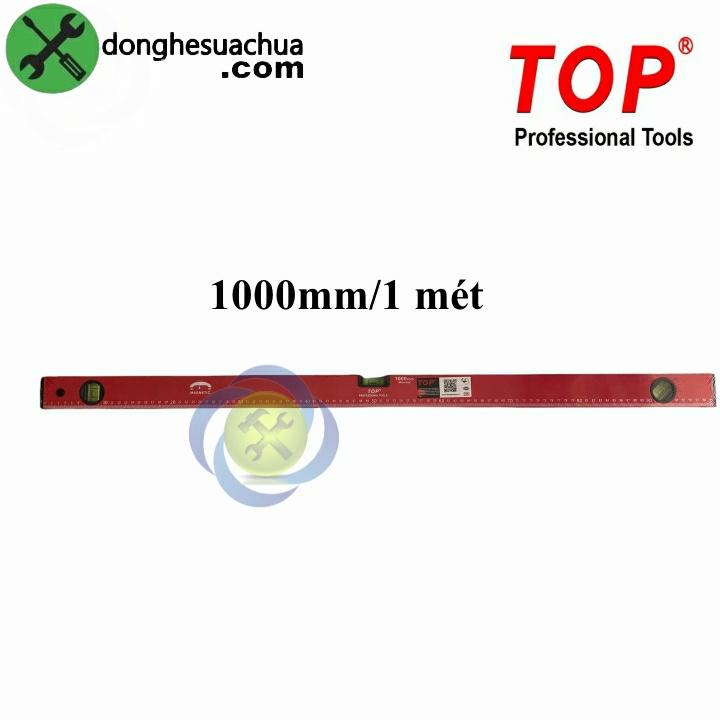 Thước thủy 1000mm TOP TT-1000 có từ tính thân màu đỏ