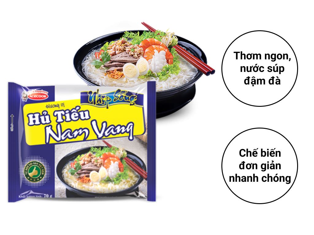 Hủ tíu Nhịp Sống Nam Vang gói 70gr