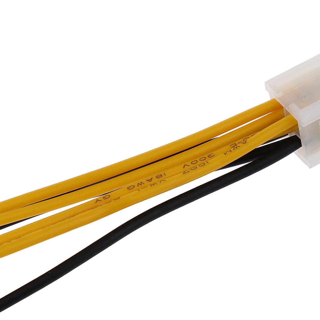 4Pin to 8 Pin Power Supply Adapter Cable Cord Connector Wire for Desktop