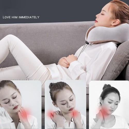 Gối massage Cổ Có Vòng Xoay Đa Năng chữ U