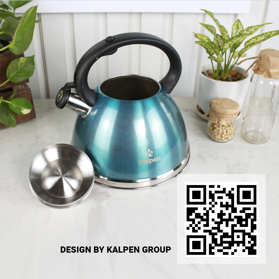 Ấm đun nước Inox 304 cao cấp Kalpen KK03 dung tích 3L dùng bếp từ chuẩn Đức - Hàng chính hãng