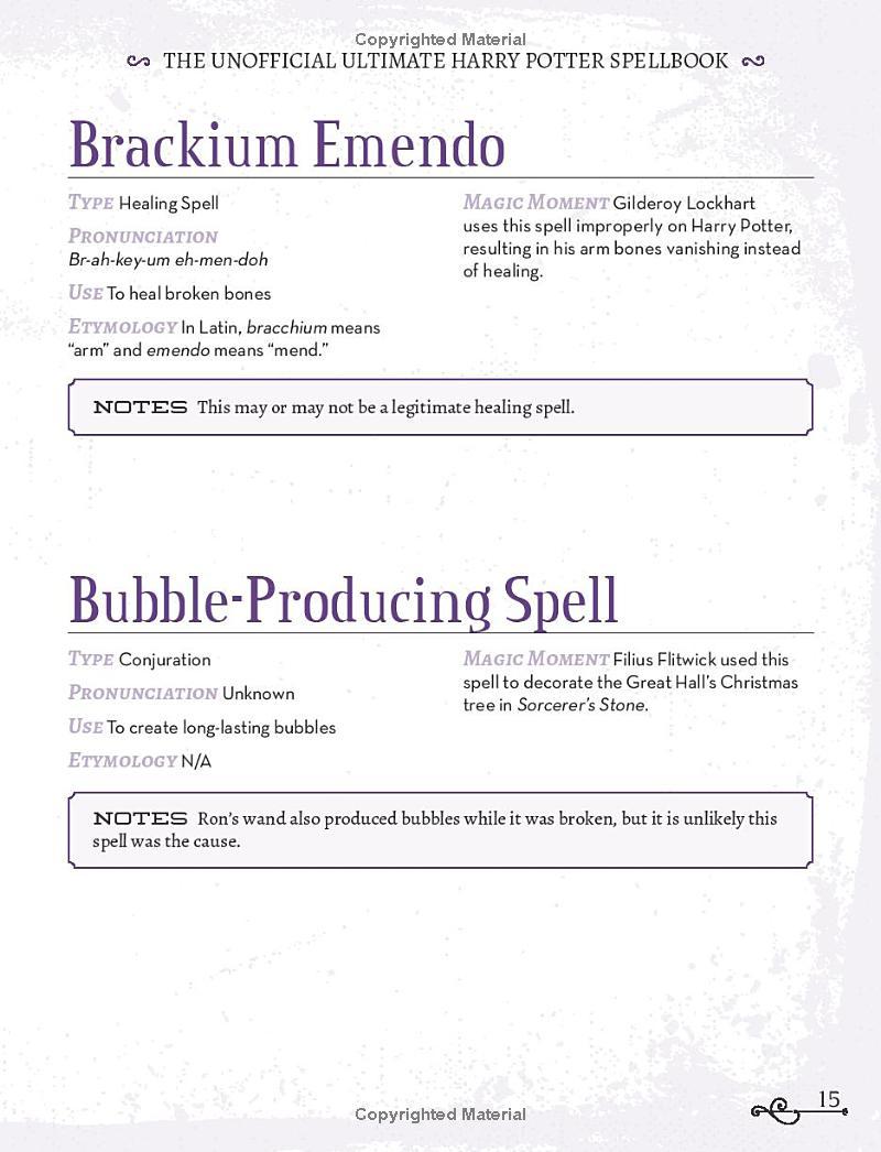 The Unofficial Ultimate Harry Potter Spellbook