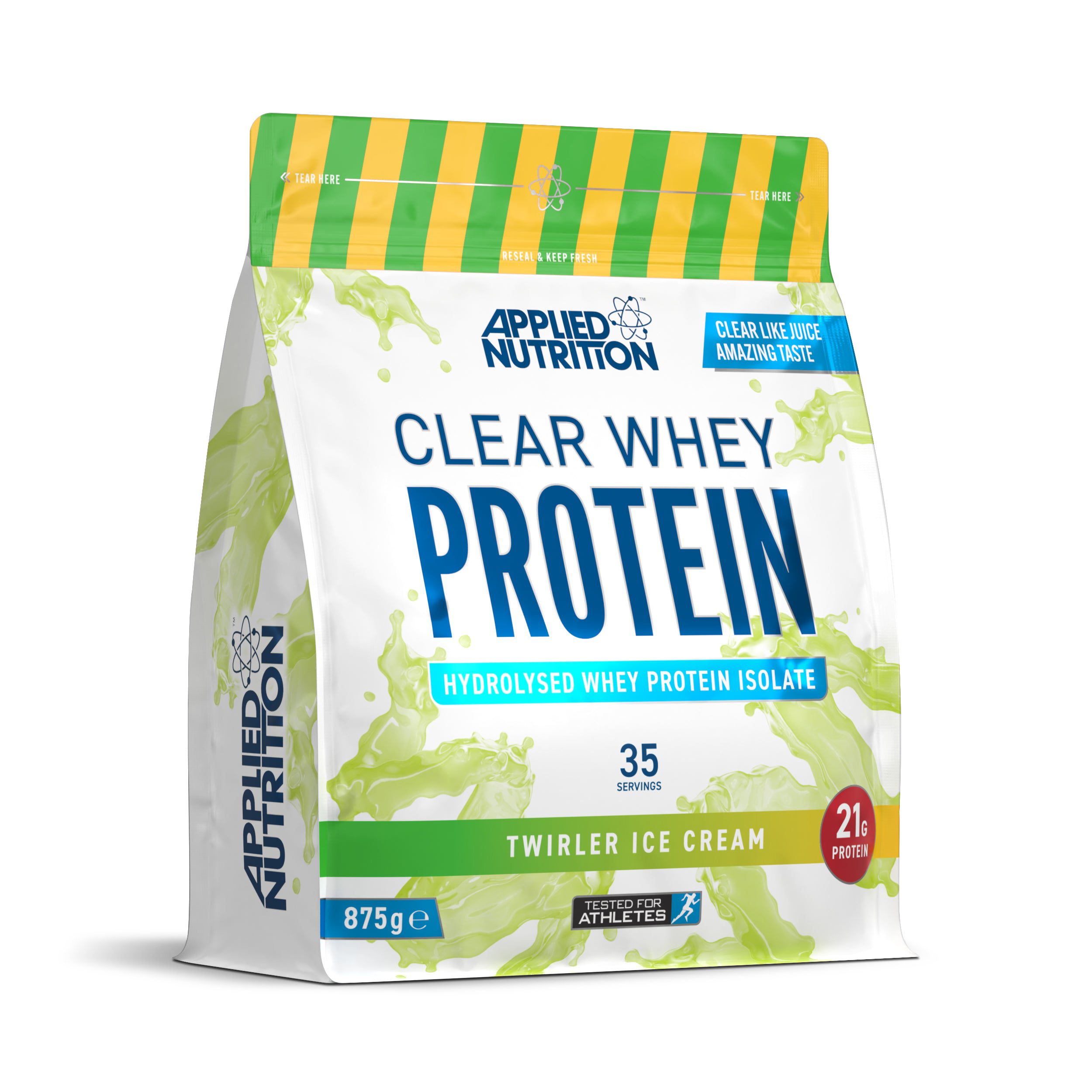 Clear Whey Protein Hyrolyzed Applied Nutrition (875G | 35 Servings) - Whey Protein Hydrolyzed Hỗ Trợ Tăng Cơ Hấp Thu Nhanh Hương Vị Trái Cây