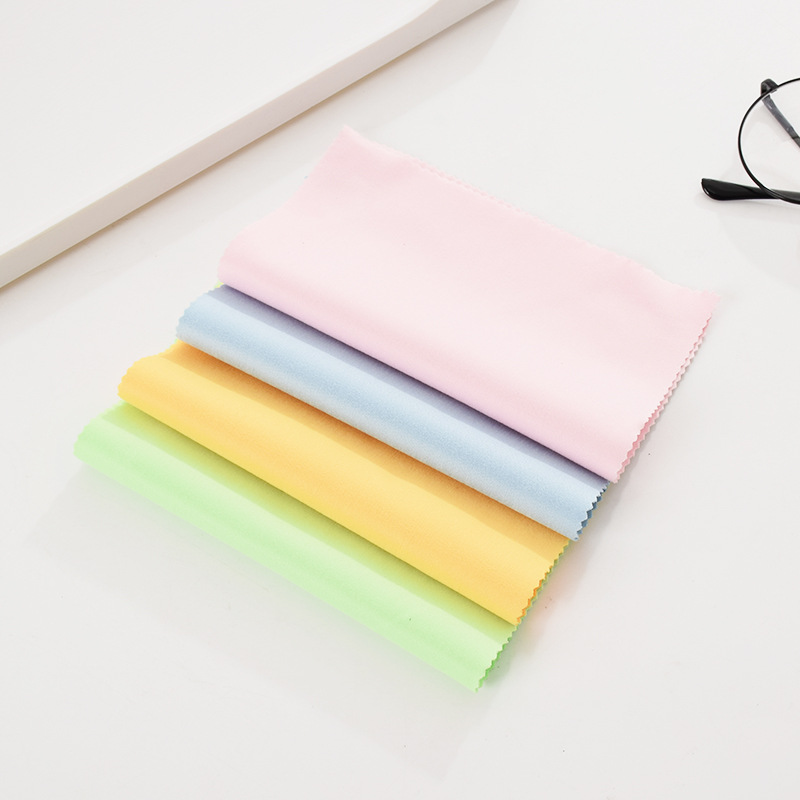 Set 5 khăn lau kính mắt, vải lau kính, đồng hồ điện thoại cotton thoáng khí PK6