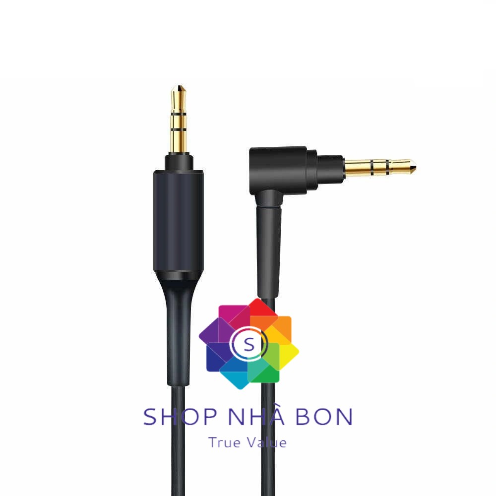 Dây cáp âm thanh 2 đầu 3.5mm dài 1.5m dùng cho Tai nghe Bluetooth Sony