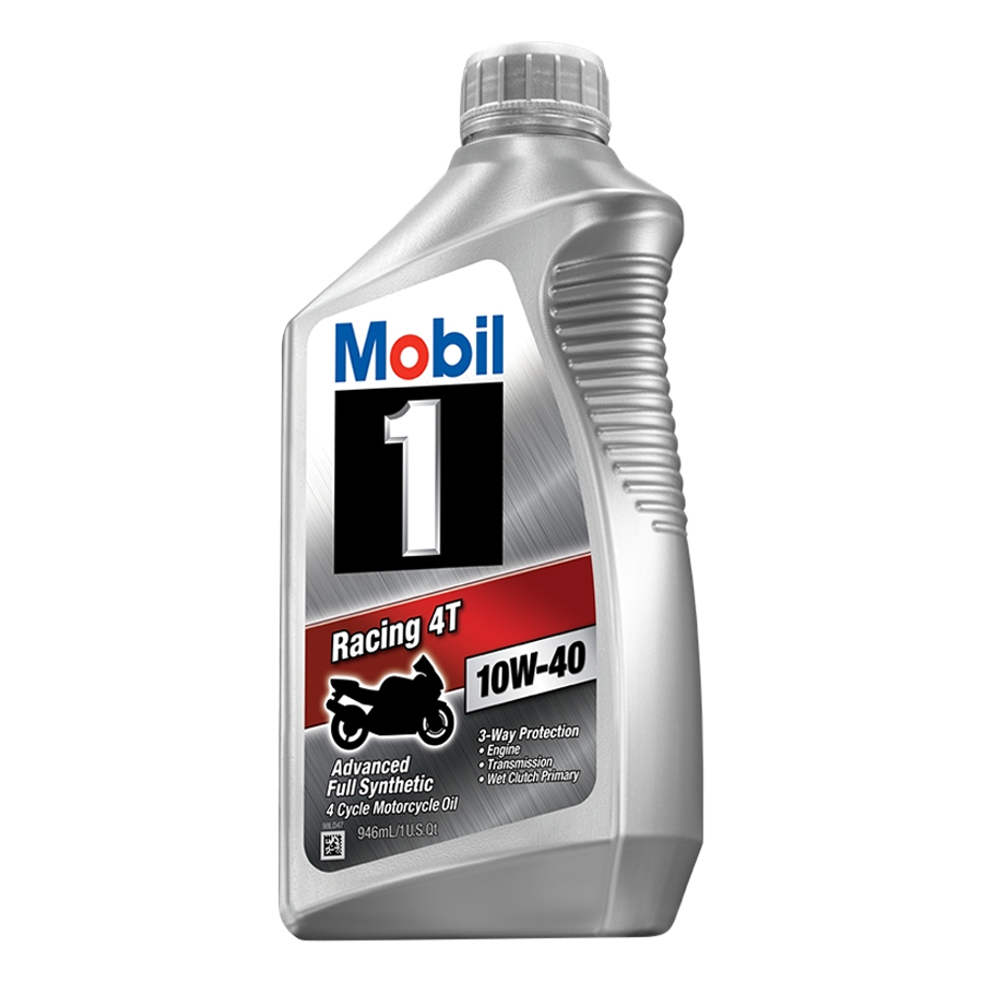 Nhớt Tổng Hợp Cao Cấp Mobil 1 Racing 4T 10W40 (946ml)