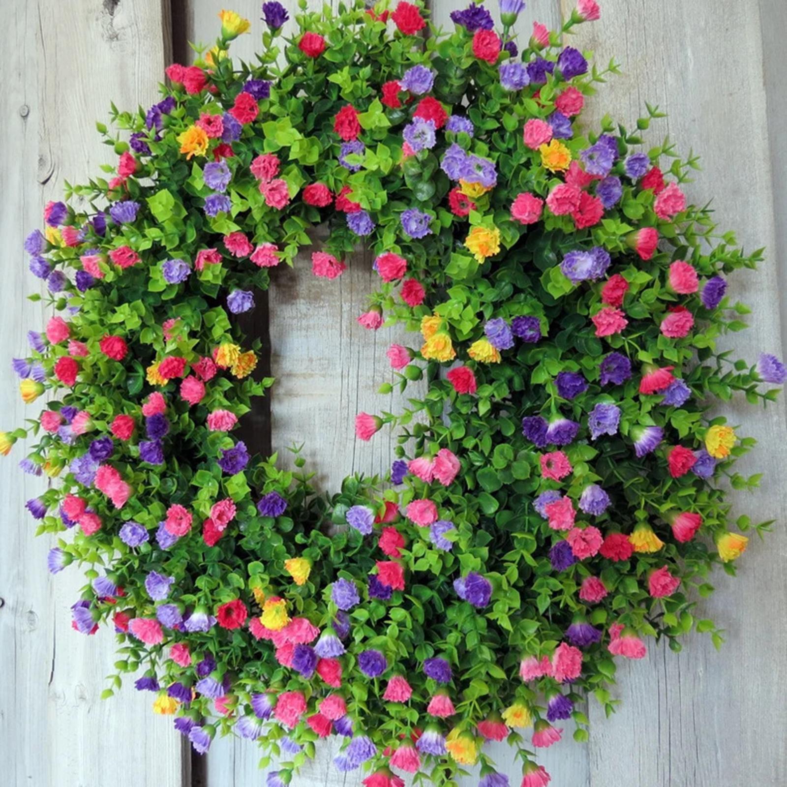 Gypsophila Wreath Floral Wreath for Festival Celebration Wedding Party