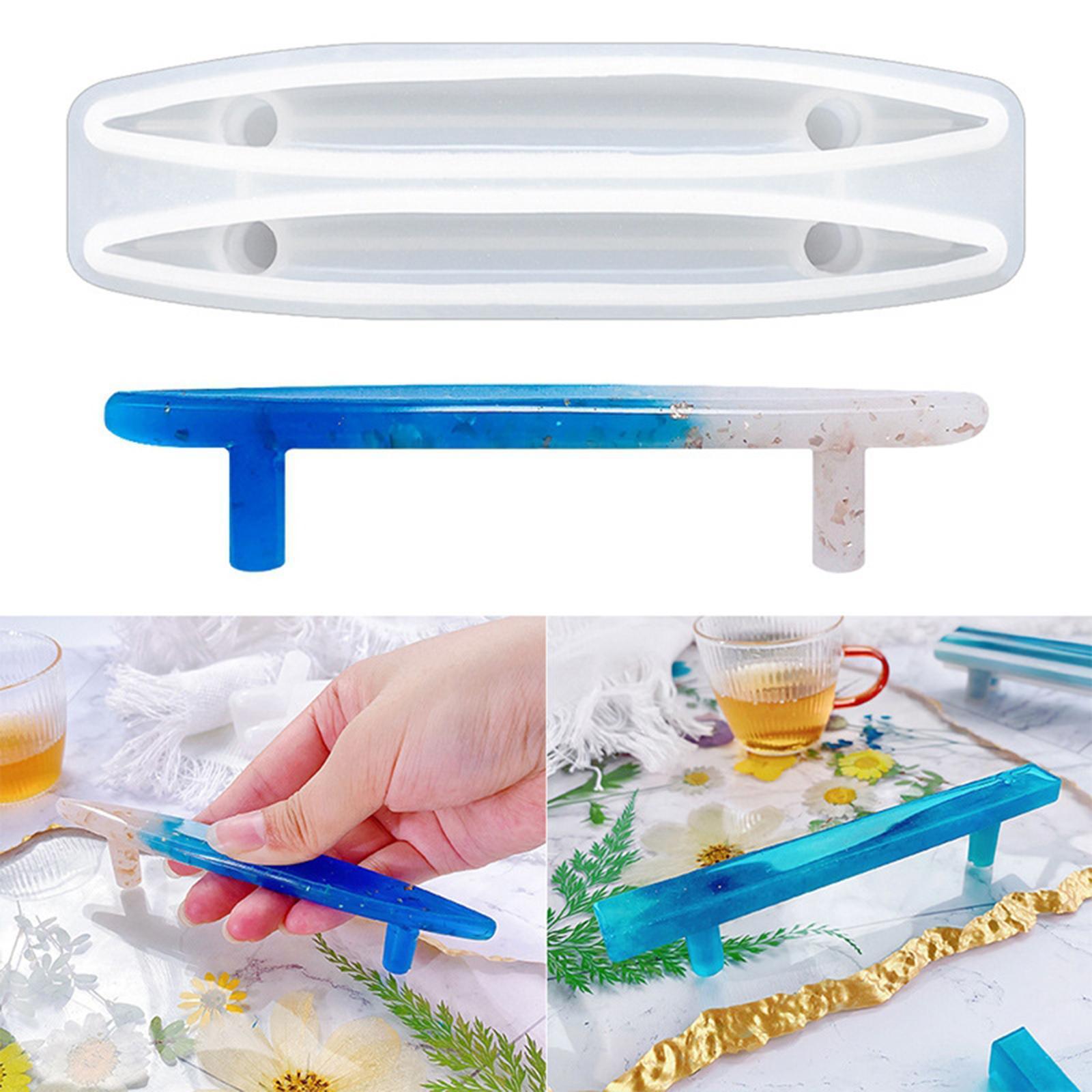 Tray Handle Mould Diy Pull Silicone Model for Platter Fruit Plate Drawer