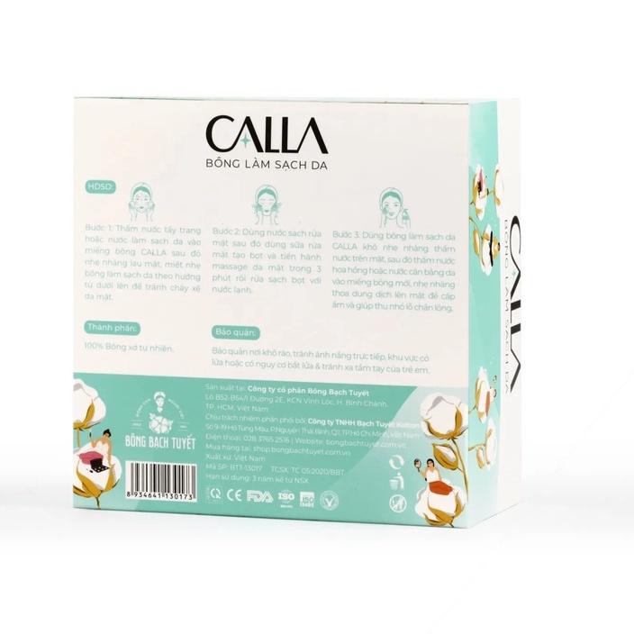 Combo 3 Hộp Bông làm sạch da Bông Bạch Tuyết Calla Sạch Sâu