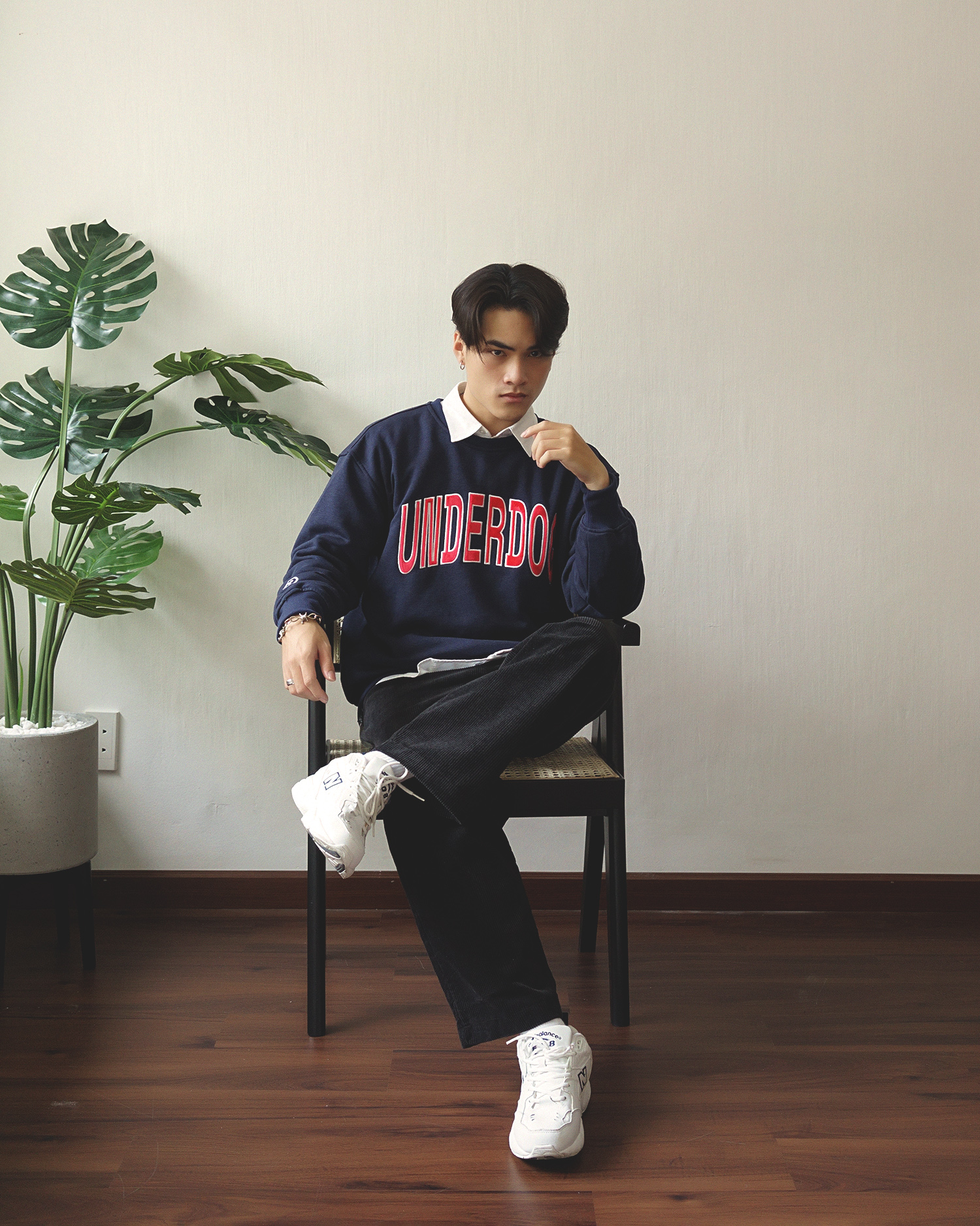 Áo Sweater nỉ bông Form boxy unisex Title Sweater