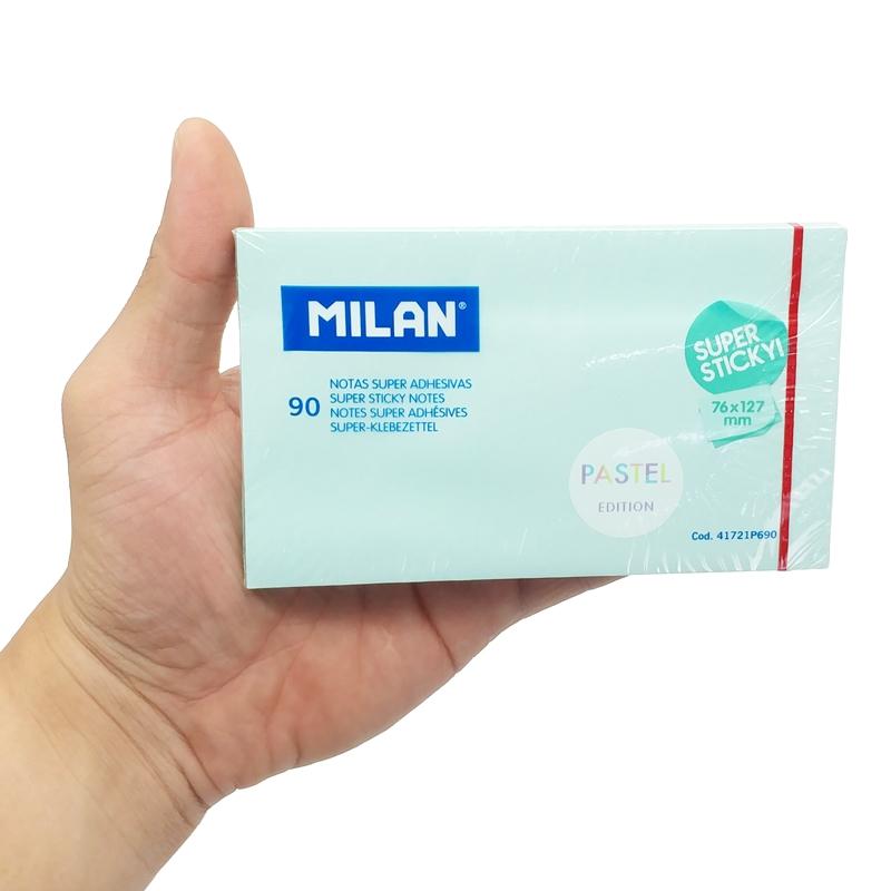Giấy Note Milan Pastel 90 Tờ 41721P690 - Màu Xanh