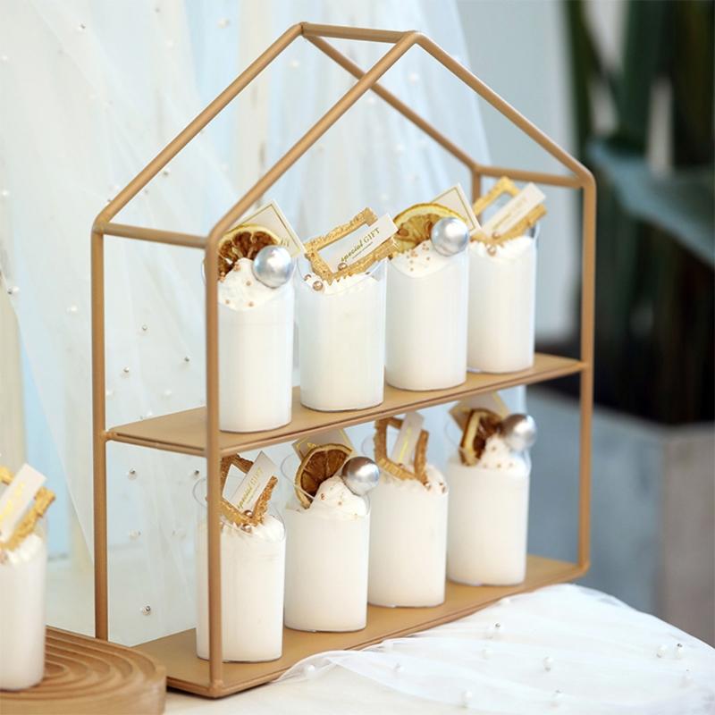 Cho Nhà Bếp Tráng Miệng Trang Trí Bữa Ăn Lạnh Trà Phá Bộ Bàn Bàn Khay Đỡ Kim Loại Lồng Chim Đế Bánh