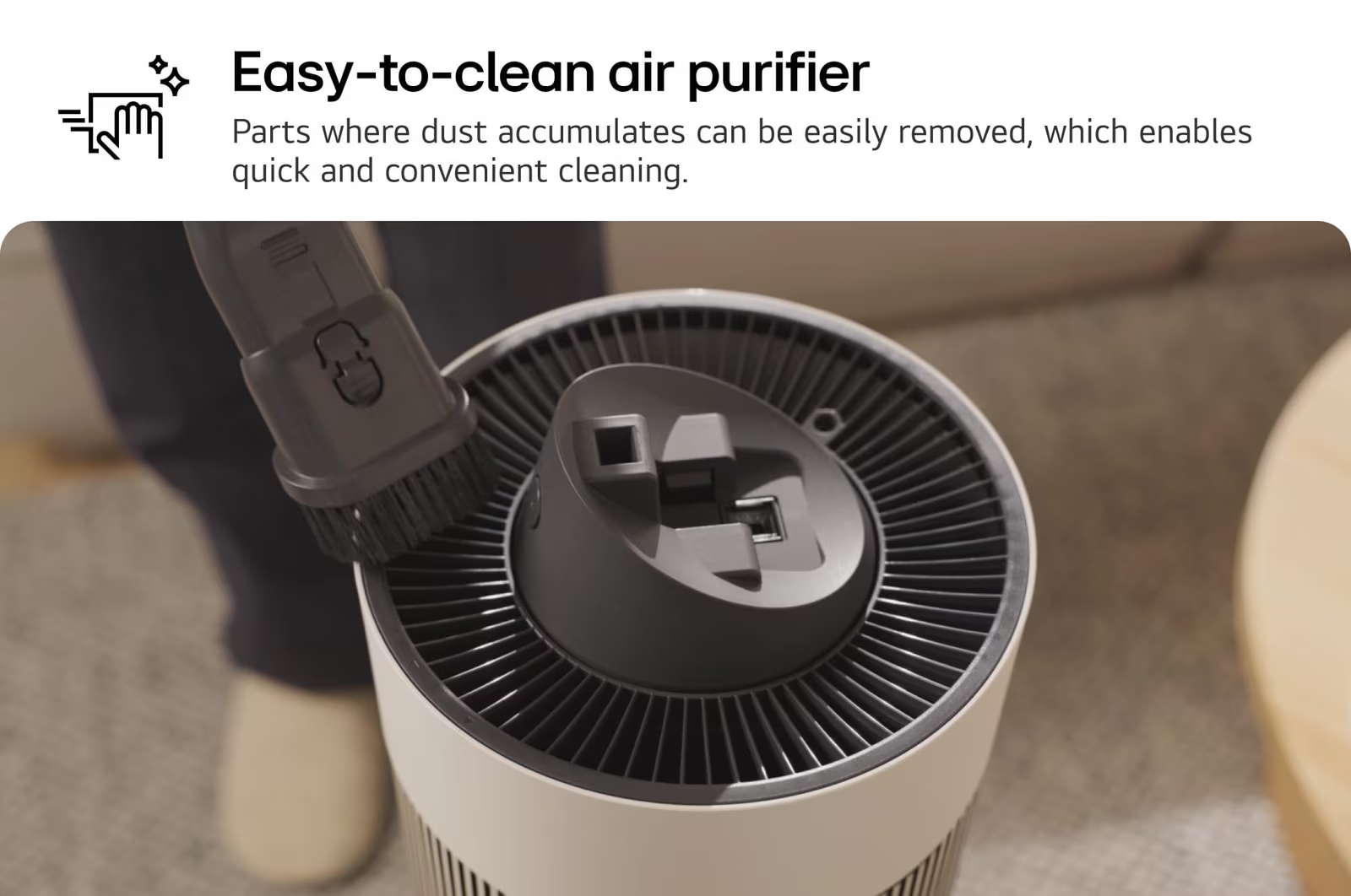 [Chỉ giao Miền Bắc] Máy lọc khí LG PuriCare AeroBooster - AS55GGSY0.ABAE - Hàng Chính Hãng