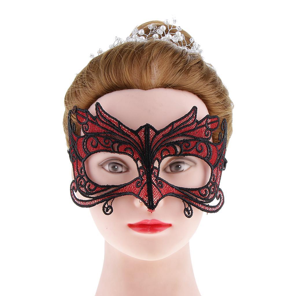 Mask Lace Face Masquerade Eye Women's Party Costume Ball Prom Halloween
