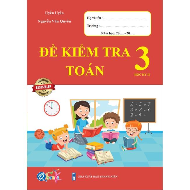 Sách - Combo Đề Kiểm Tra Lớp 3 Cả Năm - Toán và Tiếng Việt (4 quyển)