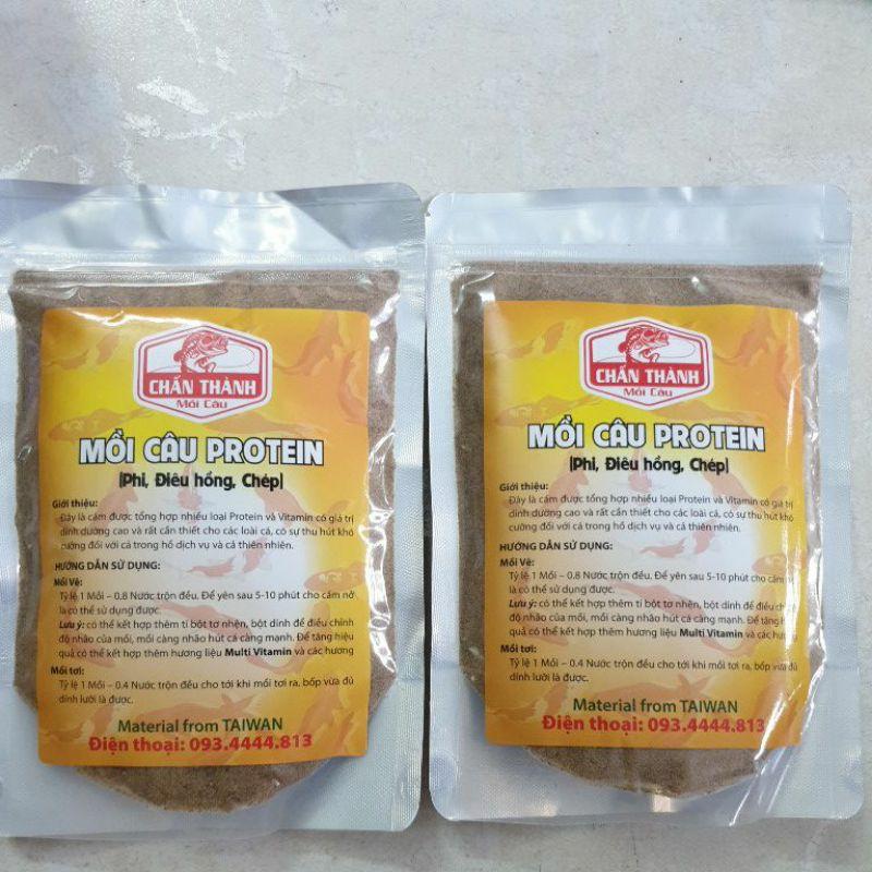 1 gói Mồi câu Protein / Mồi câu Chấn Thành : chuyên phi , điêu hồng , chép