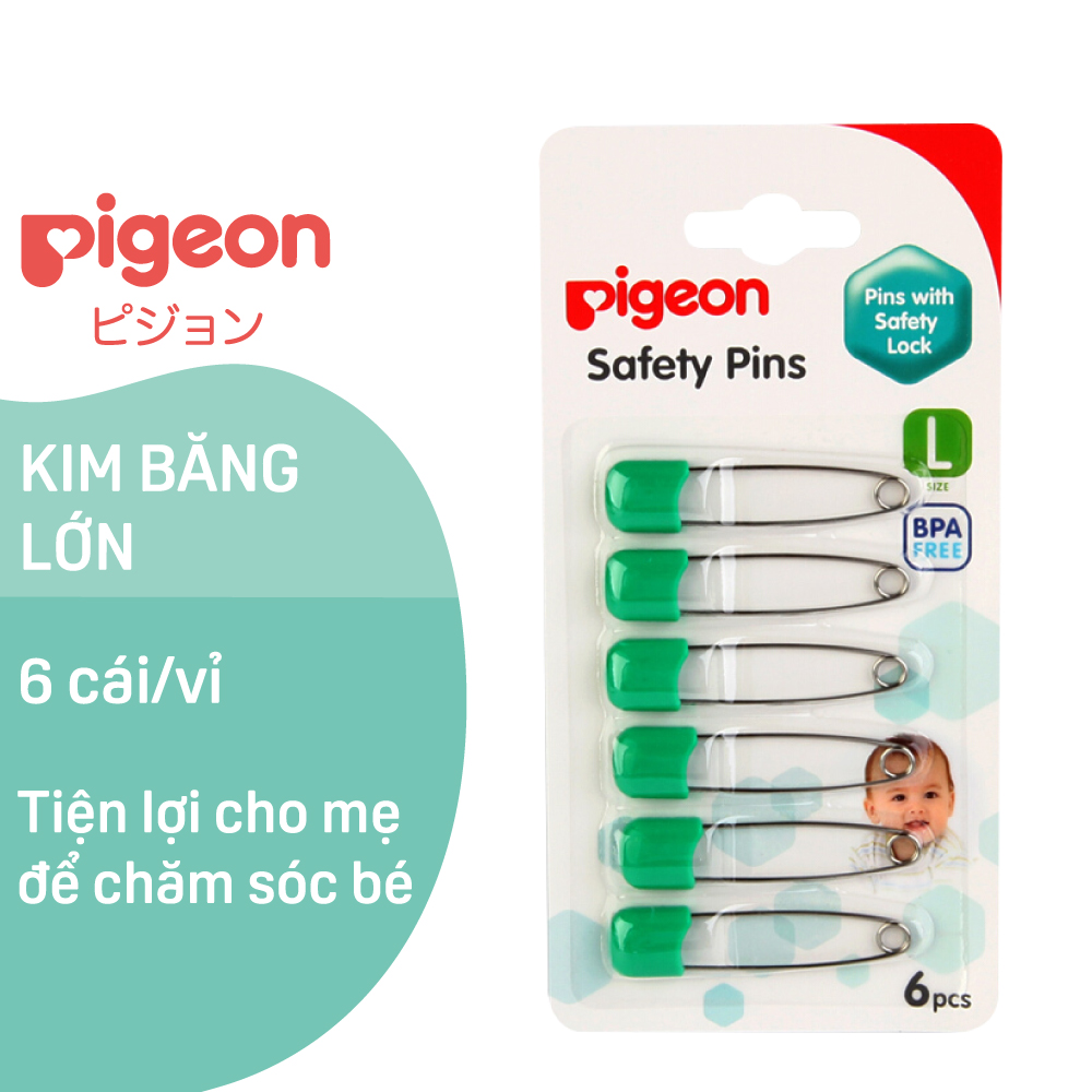 Hình ảnh Kim băng cố định Pigeon 6 cái/ 9 cái/vỉ