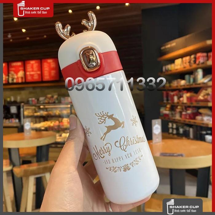 Bình giữ nhiệt Giáng Sinh Noel Tuần Lộc 350ml