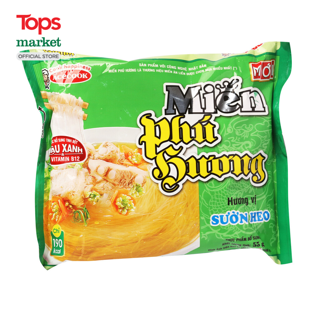 Miến Phú Hương Sườn Heo Gói 55G