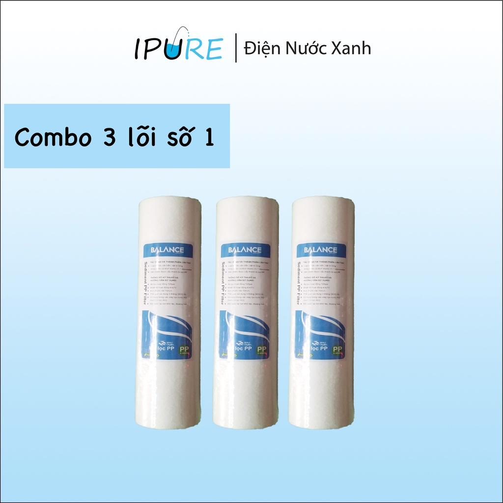 Bộ Lọc Nước Đầu Nguồn 3 Cấp DNX IPURE 10 inch Răng Trong Phi 21 (Có Kèm Phụ Kiện và Quà Tặng